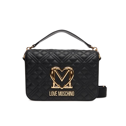 Torebka LOVE MOSCHINO JC4302PP0MK1200A Czarny ze sklepu eobuwie.pl w kategorii Listonoszki - zdjęcie 184570829