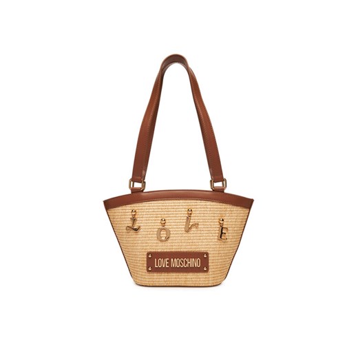 Torebka LOVE MOSCHINO JC4284PP0MKN110A Brązowy ze sklepu eobuwie.pl w kategorii Torebki damskie - zdjęcie 184570868