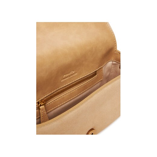 Torebka PINKO Love One Mini Slouchy Fl PE 25 PLTT 104340 A2CC Beżowy Pinko 00 eobuwie.pl