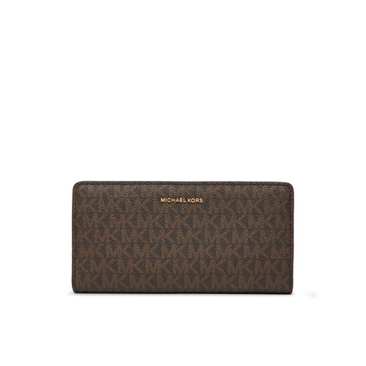 MICHAEL Michael Kors Duży Portfel Damski Bryant 32S5GYTP3B Brązowy ze sklepu MODIVO w kategorii Portfele damskie - zdjęcie 184571385