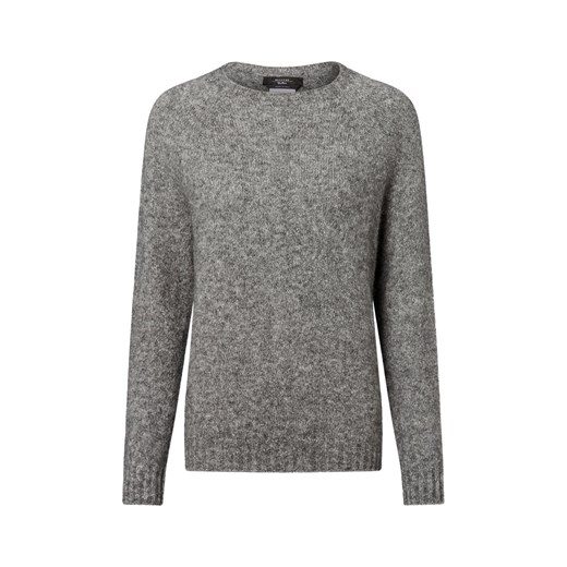 Weekend Max Mara Damski sweter z dzianiny z alpaką - Ghiacci Kobiety drobna dzianina szary marmurkowy ze sklepu vangraaf w kategorii Swetry damskie - zdjęcie 184572216