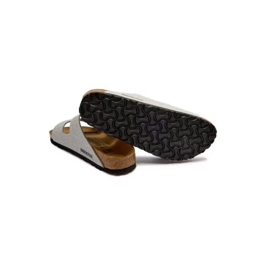 Klapki damskie BIRKENSTOCK bez zapięcia letnie ze skóry 