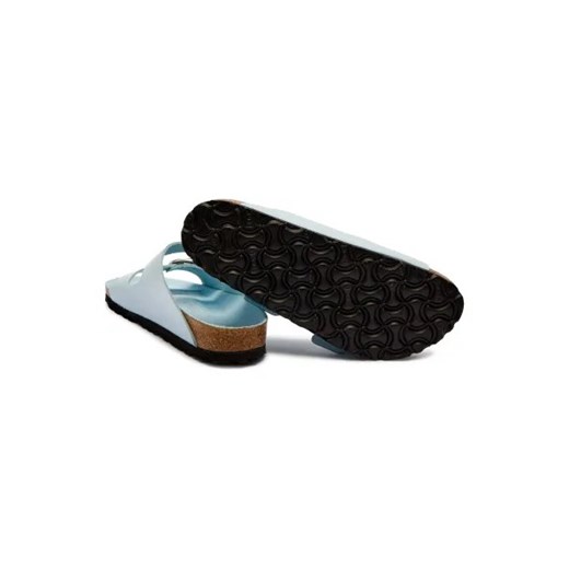 Klapki damskie BIRKENSTOCK bez zapięcia ze skóry 