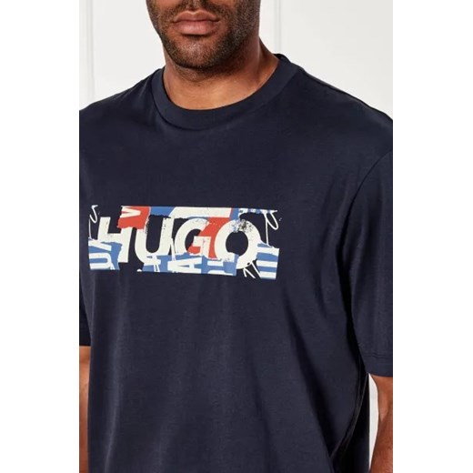 T-shirt męski Hugo Blue 