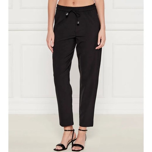 Marella SPORT Spodnie BRUNO | Tapered fit | z dodatkiem wełny ze sklepu Gomez Fashion Store w kategorii Spodnie damskie - zdjęcie 184573096