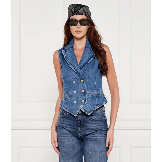 Joop! Jeansowa kamizelka Iva | Regular Fit ze sklepu Gomez Fashion Store w kategorii Kamizelki damskie - zdjęcie 184573125