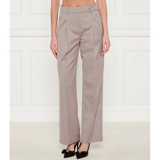 Marc Cain Spodnie WASCO | Relaxed fit | z dodatkiem wełny ze sklepu Gomez Fashion Store w kategorii Spodnie damskie - zdjęcie 184573207