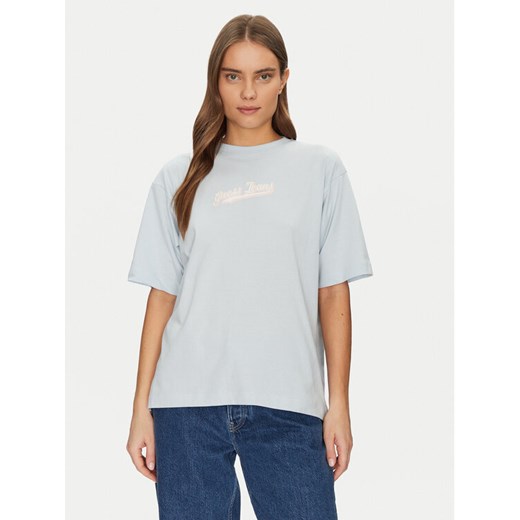 Guess Jeans T-Shirt W5GI29 K8HM0 Niebieski Regular Fit ze sklepu MODIVO w kategorii Bluzki damskie - zdjęcie 184575267