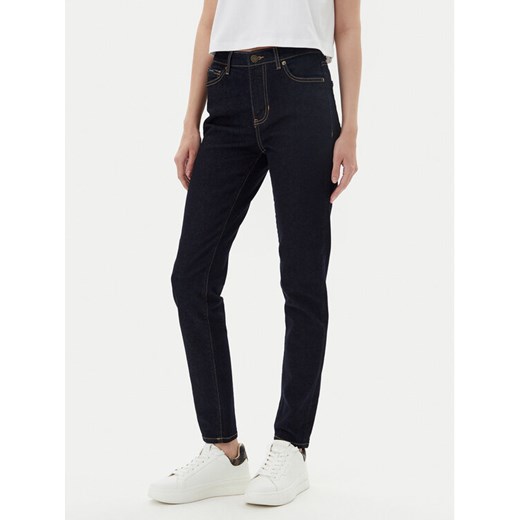 Guess Jeans Jeansy W4BA92 D5CB4 Granatowy Slim Fit ze sklepu MODIVO w kategorii Jeansy damskie - zdjęcie 184575329