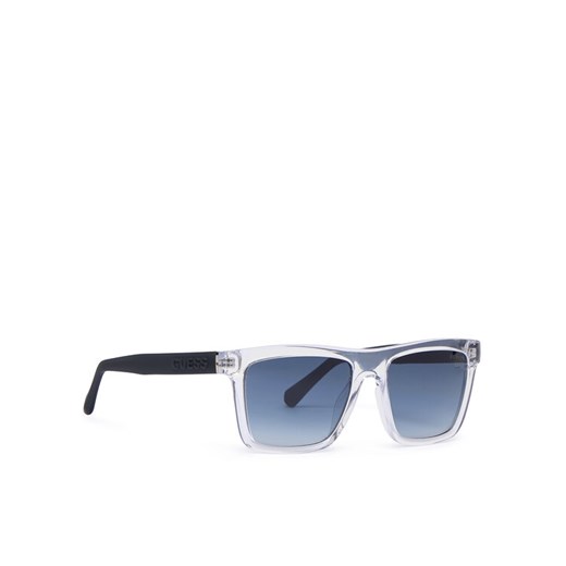 Guess Okulary przeciwsłoneczne GU00166 Granatowy ze sklepu MODIVO w kategorii Okulary przeciwsłoneczne męskie - zdjęcie 184575367