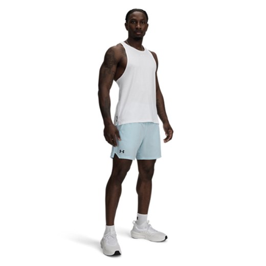 Męskie spodenki treningowe Under Armour UA Vanish Woven 6in Shorts - zielone ze sklepu Sportstylestory.com w kategorii Spodenki męskie - zdjęcie 184576496