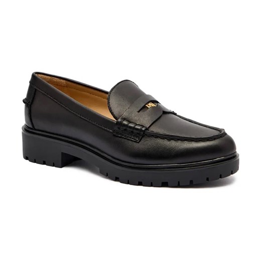 LAUREN RALPH LAUREN Skórzane loafersy ze sklepu Gomez Fashion Store w kategorii Półbuty damskie - zdjęcie 184576705