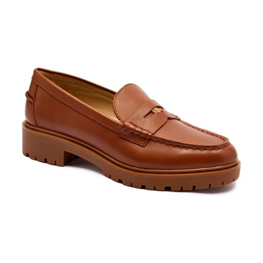 LAUREN RALPH LAUREN Skórzane loafersy ze sklepu Gomez Fashion Store w kategorii Półbuty damskie - zdjęcie 184576709