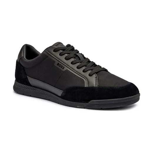 BOSS BLACK Sneakersy Nitan_txsd | z dodatkiem skóry ze sklepu Gomez Fashion Store w kategorii Buty sportowe męskie - zdjęcie 184576726