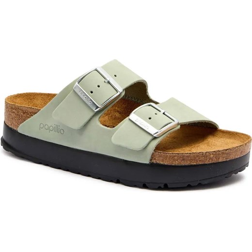 Birkenstock Skórzane klapki Arizona Birkenstock x Papillio ze sklepu Gomez Fashion Store w kategorii Klapki damskie - zdjęcie 184576769