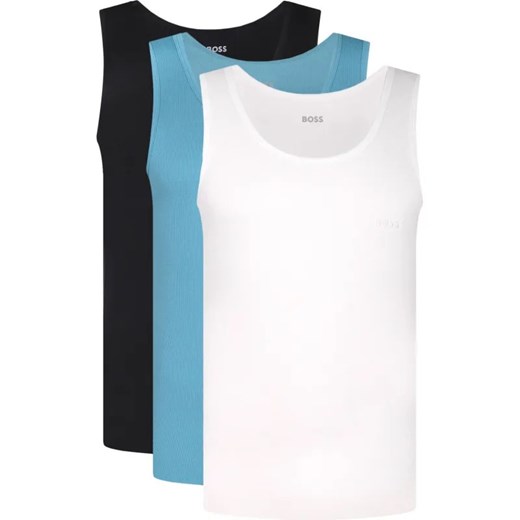 BOSS BLACK Tank top 3-pack RibClassic | Regular Fit ze sklepu Gomez Fashion Store w kategorii T-shirty męskie - zdjęcie 184576778