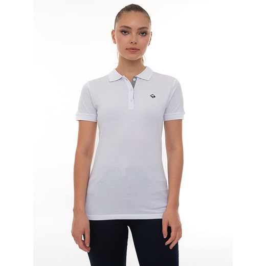 SIR RAYMOND TAILOR Koszulka polo &quot;Angie&quot; w kolorze białym ze sklepu Limango Polska w kategorii Bluzki damskie - zdjęcie 184577689