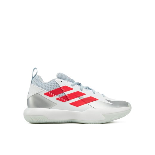 Buty do koszykówki adidas Cross 'Em Up Select Mid JR2520 Biały ze sklepu eobuwie.pl w kategorii Buty sportowe damskie - zdjęcie 184578456