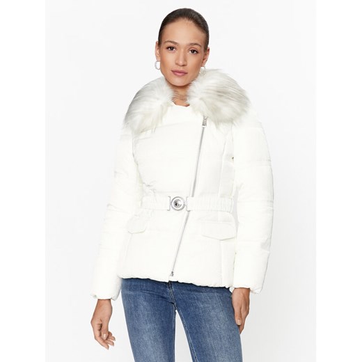 Guess Kurtka zimowa W3BL27 WFQW2 Écru Regular Fit ze sklepu MODIVO w kategorii Kurtki damskie - zdjęcie 184578887