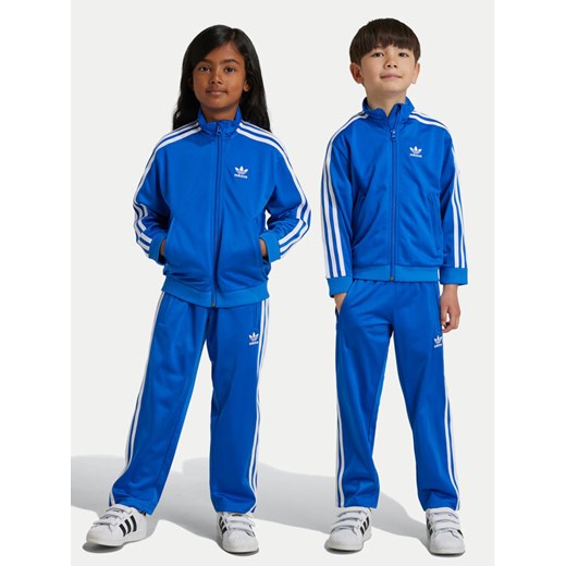 adidas Dres adicolor Firebird IY4802 Niebieski Regular Fit ze sklepu MODIVO w kategorii Dresy chłopięce - zdjęcie 184578905