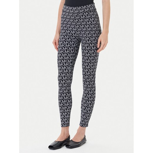 MICHAEL Michael Kors Legginsy MT530WN63M Czarny Slim Fit ze sklepu MODIVO w kategorii Spodnie damskie - zdjęcie 184580067