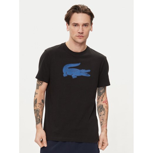 Lacoste T-Shirt TH2042 Czarny Regular Fit ze sklepu MODIVO w kategorii T-shirty męskie - zdjęcie 184580097