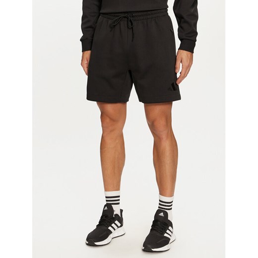 adidas Szorty sportowe Z.N.E. JE7540 Czarny Loose Fit ze sklepu MODIVO w kategorii Spodenki męskie - zdjęcie 184580117