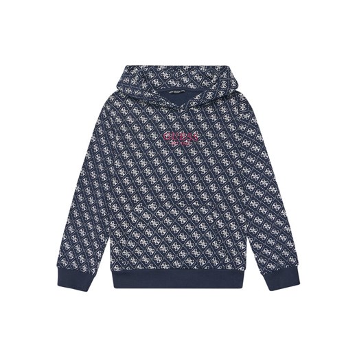 Guess Bluza L5YQ05 KA6R4 Granatowy Regular Fit ze sklepu MODIVO w kategorii Bluzy chłopięce - zdjęcie 184580149