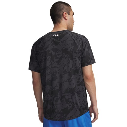 Męska koszulka treningowa UNDER ARMOUR Tech 2.0 SS Tee - czarna ze sklepu Sportstylestory.com w kategorii T-shirty męskie - zdjęcie 184580899