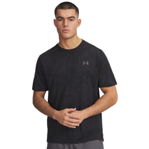 Męska koszulka treningowa Under Armour UA Tech Vent Jcqrd SS - czarna ze sklepu Sportstylestory.com w kategorii T-shirty męskie - zdjęcie 184580915