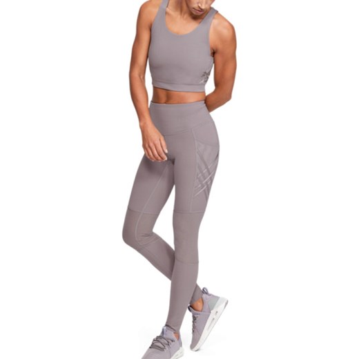 Damskie legginsy treningowe Under Armour Misty Legging - szare ze sklepu Sportstylestory.com w kategorii Spodnie damskie - zdjęcie 184580956