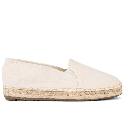 Buty damskie Emu Australia Mentone W13171NATU - beżowe ze sklepu streetstyle24.pl w kategorii Espadryle damskie - zdjęcie 184581096