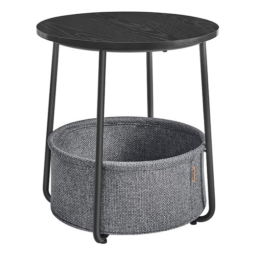 Songmics Stolik w kolorze czarno-szarym - wys. 45 x Ø 50 cm Songmics onesize okazyjna cena Limango Polska