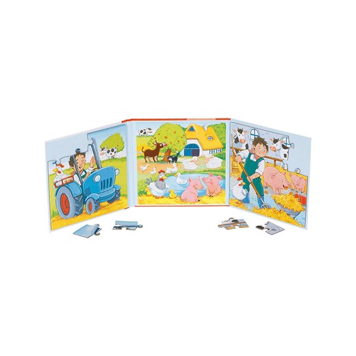 Goki 40-częściowa książeczka-puzzle - 3+ ze sklepu Limango Polska w kategorii Zabawki - zdjęcie 184581469