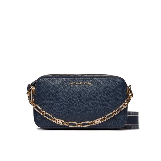 Torebka MICHAEL Michael Kors Jet Set 32S3GJ6C1L Granatowy ze sklepu eobuwie.pl w kategorii Listonoszki - zdjęcie 184581506