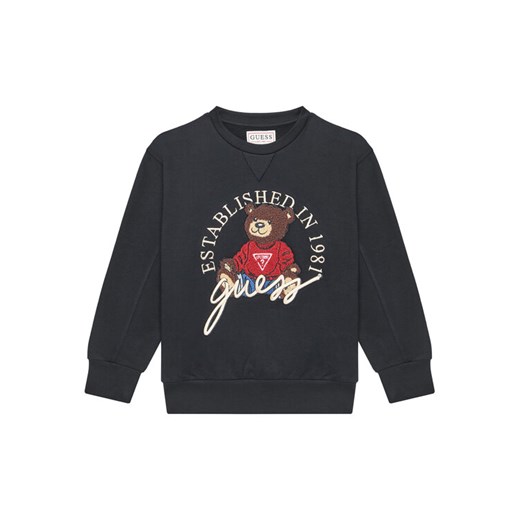 Guess Bluza H5YJ00 KAX74 Czarny Oversize ze sklepu MODIVO w kategorii Bluzy chłopięce - zdjęcie 184581976