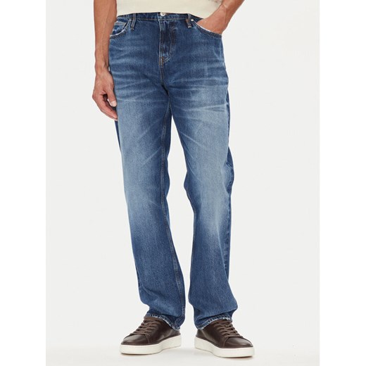 Guess Jeansy M5YAN2 D5KT3 Granatowy Regular Fit ze sklepu MODIVO w kategorii Jeansy męskie - zdjęcie 184581997