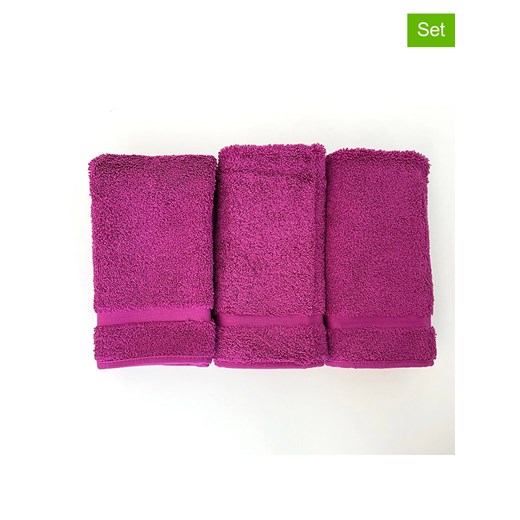 Mint Rugs Ściereczki (3 szt.) &quot;Delta&quot; w kolorze różowym do naczyń ze sklepu Limango Polska w kategorii Ścierki kuchenne - zdjęcie 184582529