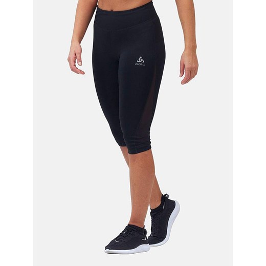 Odlo Legginsy sportowe &quot;3/4 Essentials&quot; w kolorze czarnym ze sklepu Limango Polska w kategorii Spodnie damskie - zdjęcie 184582605