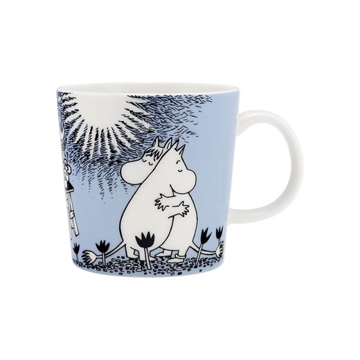 Moomin Kubek &quot;Love&quot; w kolorze błękitnym - 300 ml ze sklepu Limango Polska w kategorii Dzbanki i zaparzacze - zdjęcie 184583029