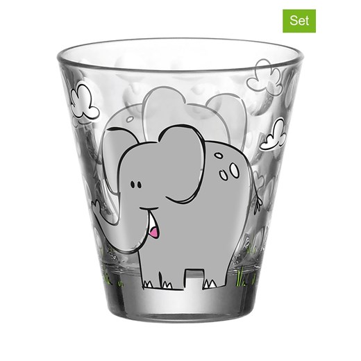 LEONARDO Szklanki (2 szt.) "Bambini Elephant" w kolorze szarym - 215 ml - id: 17240520 - marki Leonardo - 184583079 LEONARDO Szklanki (2 szt.) "Bambini Elephant" w kolorze szarym - 215 ml ze sklepu Limango Polska w kategorii Naczynia dziecięce - zdjęcie 184583079