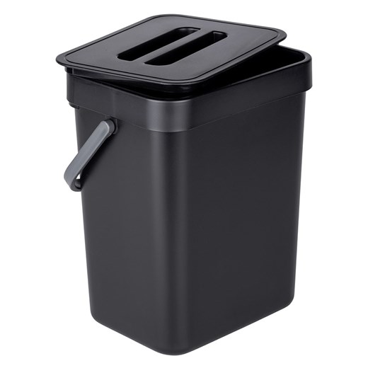 Wenko Kosz &quot;Bin&quot; w kolorze czarnym na śmieci - 20 x 24,5 x 15,5 cm ze sklepu Limango Polska w kategorii Kosze na śmieci - zdjęcie 184583459