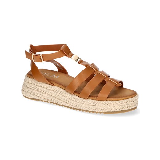 C&apos;M Espadryle w kolorze jasnobrązowym na koturnie ze sklepu Limango Polska w kategorii Espadryle damskie - zdjęcie 184583876