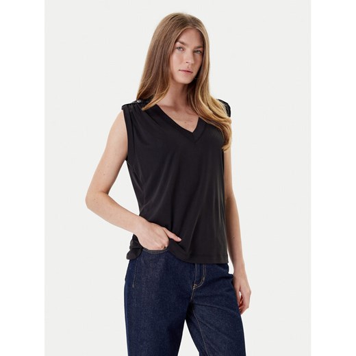Guess Bluzka W5YP52 KCYW2 Czarny Regular Fit ze sklepu MODIVO w kategorii Bluzki damskie - zdjęcie 184584888