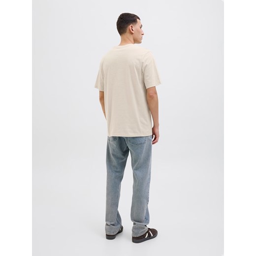 Jack & Jones Koszulka w kolorze beżowym Jack & Jones M okazja Limango Polska