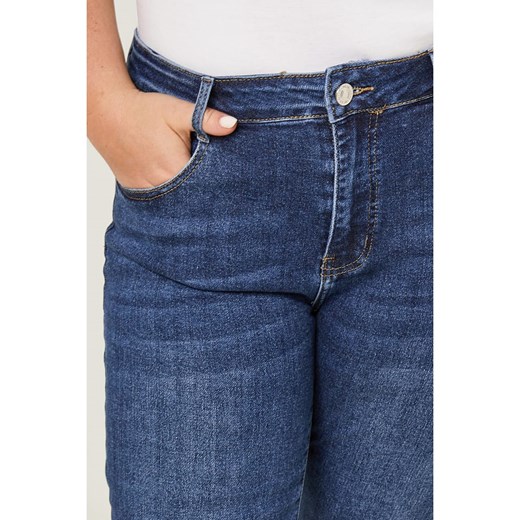 Curvy Lady Dżinsy - Slim fit - w kolorze niebieskim Curvy Lady 38 okazja Limango Polska