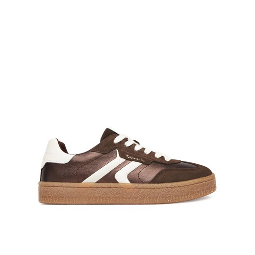 Sneakersy Tamaris 1-23723-44 Brązowy ze sklepu eobuwie.pl w kategorii Buty sportowe damskie - zdjęcie 184587068
