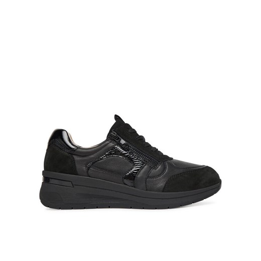 Sneakersy Caprice 9-23300-44 Czarny ze sklepu eobuwie.pl w kategorii Buty sportowe damskie - zdjęcie 184587085