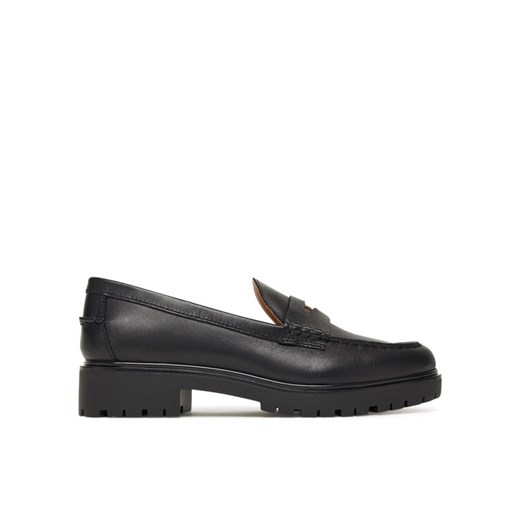 Loafersy LAUREN RALPH LAUREN Marli 802967752001 Czarny ze sklepu eobuwie.pl w kategorii Lordsy damskie - zdjęcie 184587097