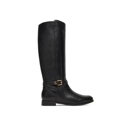Oficerki LAUREN RALPH LAUREN Brooke Tll 2 Bo Tal 802967769001 Czarny ze sklepu eobuwie.pl w kategorii Kozaki damskie - zdjęcie 184587099